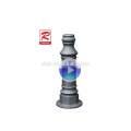 China factory supply oem aluminum sand casting decorative road bollards as drawing or picture